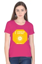 Affordable and Clean Energy – Goal 7 Sustainable Development T-Shirt for Women