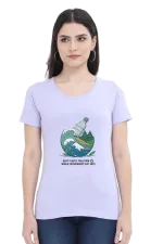 Women’s Organic Tee – Beat Plastic in Style | Eco Edition 2025
