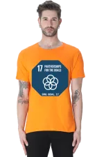 Partnerships for the Goals – Goal 17 Sustainable Development T-Shirt for Men