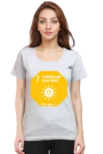 Affordable and Clean Energy – Goal 7 Sustainable Development T-Shirt for Women