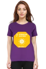 Affordable and Clean Energy – Goal 7 Sustainable Development T-Shirt for Women