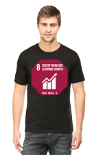 Decent Work and Economic Growth – Goal 8 Sustainable Development T-Shirt for Men