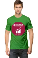 Decent Work and Economic Growth – Goal 8 Sustainable Development T-Shirt for Men