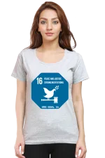 Peace, Justice, and Strong Institutions – Goal 16 Sustainable Development T-Shirt for Women
