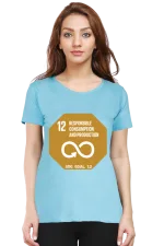 Responsible Consumption and Production – Goal 12 Sustainable Development T-Shirt for Women