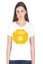 Affordable and Clean Energy – Goal 7 Sustainable Development T-Shirt for Women