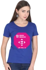 Reduced Inequalities – Goal 10 Sustainable Development T-Shirt for Women