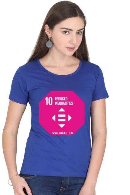 Reduced Inequalities – Goal 10 Sustainable Development T-Shirt for Women