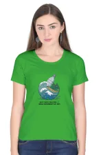Women’s Organic Tee – Beat Plastic in Style | Eco Edition 2025