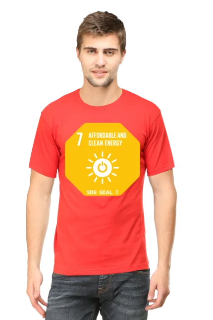 Affordable and Clean Energy – Goal 7 Sustainable Development T-Shirt for Men
