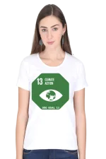 Climate Action – Goal 13 Sustainable Development T-Shirt for Women