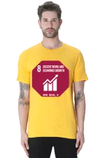Decent Work and Economic Growth – Goal 8 Sustainable Development T-Shirt for Men