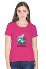 Women’s Organic Tee – Beat Plastic in Style | Eco Edition 2025