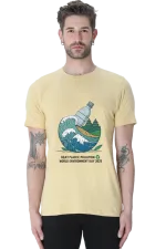 Men’s Eco Tee – Say No to Plastic | World Environment Day 2025 Special