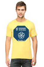 Partnerships for the Goals – Goal 17 Sustainable Development T-Shirt for Men