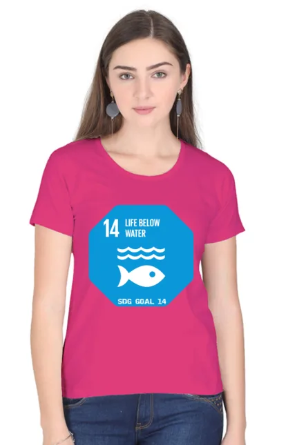 Life Below Water – Goal 14 Sustainable Development T-Shirt for Women