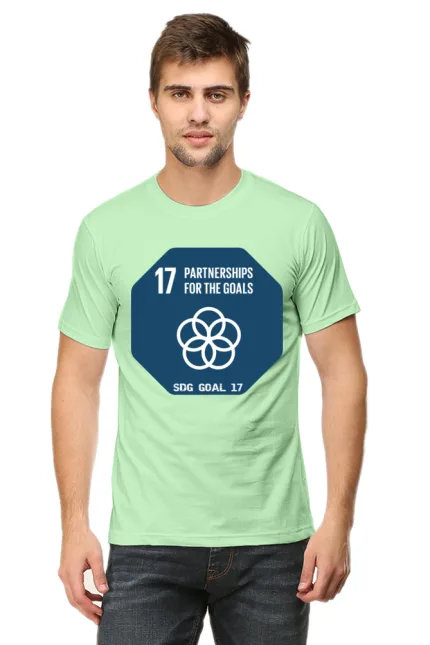 Partnerships for the Goals – Goal 17 Sustainable Development T-Shirt for Men