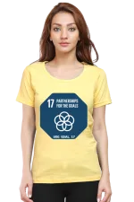 Partnerships for the Goals – Goal 17 Sustainable Development T-Shirt for Women