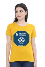 Partnerships for the Goals – Goal 17 Sustainable Development T-Shirt for Women
