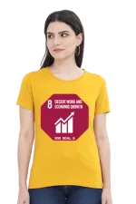 Decent Work and Economic Growth – Goal 8 Sustainable Development T-Shirt for Women