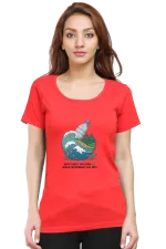 Women’s Organic Tee – Beat Plastic in Style | Eco Edition 2025
