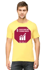 Decent Work and Economic Growth – Goal 8 Sustainable Development T-Shirt for Men