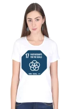Partnerships for the Goals – Goal 17 Sustainable Development T-Shirt for Women