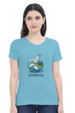 Women’s Organic Tee – Beat Plastic in Style | Eco Edition 2025