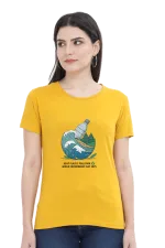 Women’s Organic Tee – Beat Plastic in Style | Eco Edition 2025