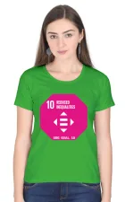 Reduced Inequalities – Goal 10 Sustainable Development T-Shirt for Women