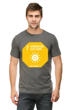 Affordable and Clean Energy – Goal 7 Sustainable Development T-Shirt for Men