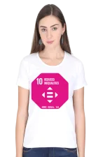 Reduced Inequalities – Goal 10 Sustainable Development T-Shirt for Women
