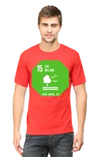 Life on Land – Goal 15 Sustainable Development T-Shirt for Men
