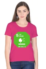 Life on Land – Goal 15 Sustainable Development T-Shirt for Women