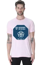 Partnerships for the Goals – Goal 17 Sustainable Development T-Shirt for Men