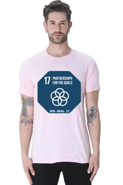 Partnerships for the Goals – Goal 17 Sustainable Development T-Shirt for Men