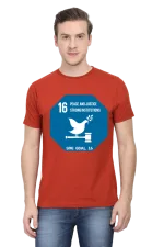Peace, Justice, and Strong Institutions – Goal 16 Sustainable Development T-Shirt for Men