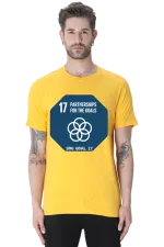 Partnerships for the Goals – Goal 17 Sustainable Development T-Shirt for Men