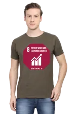 Decent Work and Economic Growth – Goal 8 Sustainable Development T-Shirt for Men
