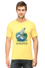 Men’s Eco Tee – Say No to Plastic | World Environment Day 2025 Special
