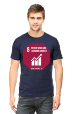 Decent Work and Economic Growth – Goal 8 Sustainable Development T-Shirt for Men