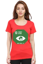 Climate Action – Goal 13 Sustainable Development T-Shirt for Women