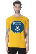 Partnerships for the Goals – Goal 17 Sustainable Development T-Shirt for Men