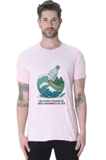Men’s Eco Tee – Say No to Plastic | World Environment Day 2025 Special