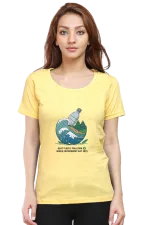 Women’s Organic Tee – Beat Plastic in Style | Eco Edition 2025