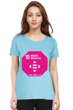 Reduced Inequalities – Goal 10 Sustainable Development T-Shirt for Women