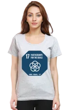 Partnerships for the Goals – Goal 17 Sustainable Development T-Shirt for Women