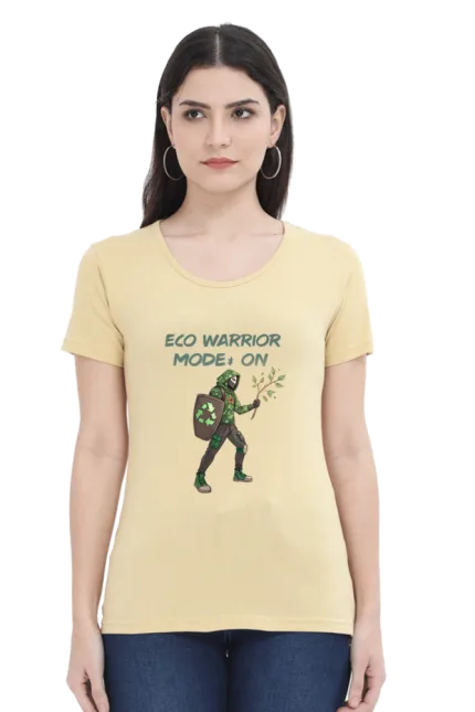 Eco Warrior Mode: On – Women’s Organic Cotton T-Shirt