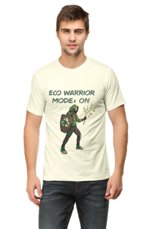 Lelo Bhai 31 Eco Warrior Mode: On – Men’s Organic Cotton T-Shirt
