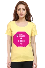 Reduced Inequalities – Goal 10 Sustainable Development T-Shirt for Women